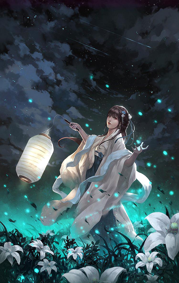 玄幻古风壁纸 | 云青青兮欲雨,水澹澹兮生烟