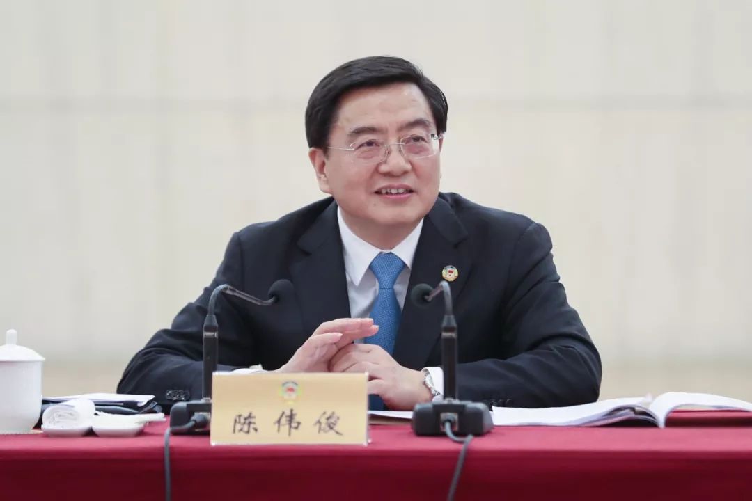 陈伟俊参加经济界别工商联界别联组讨论