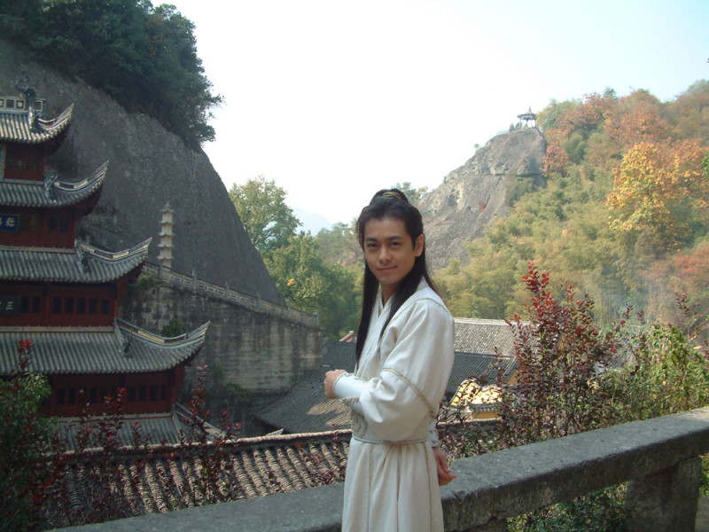 《书剑情侠柳三变》这部剧中林志颖搭档胡可,当时的胡可很漂亮