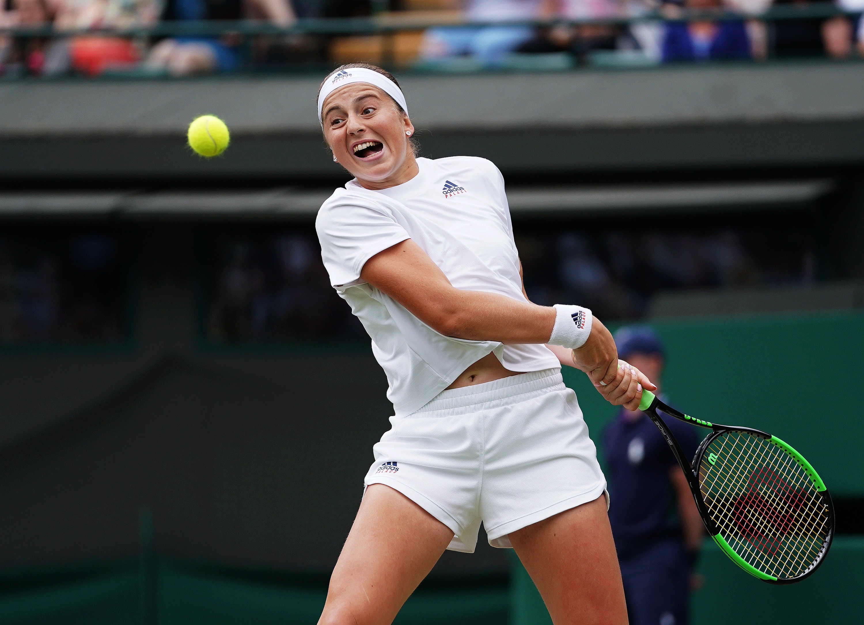 网球——温网:奥斯塔彭科晋级四强(2)