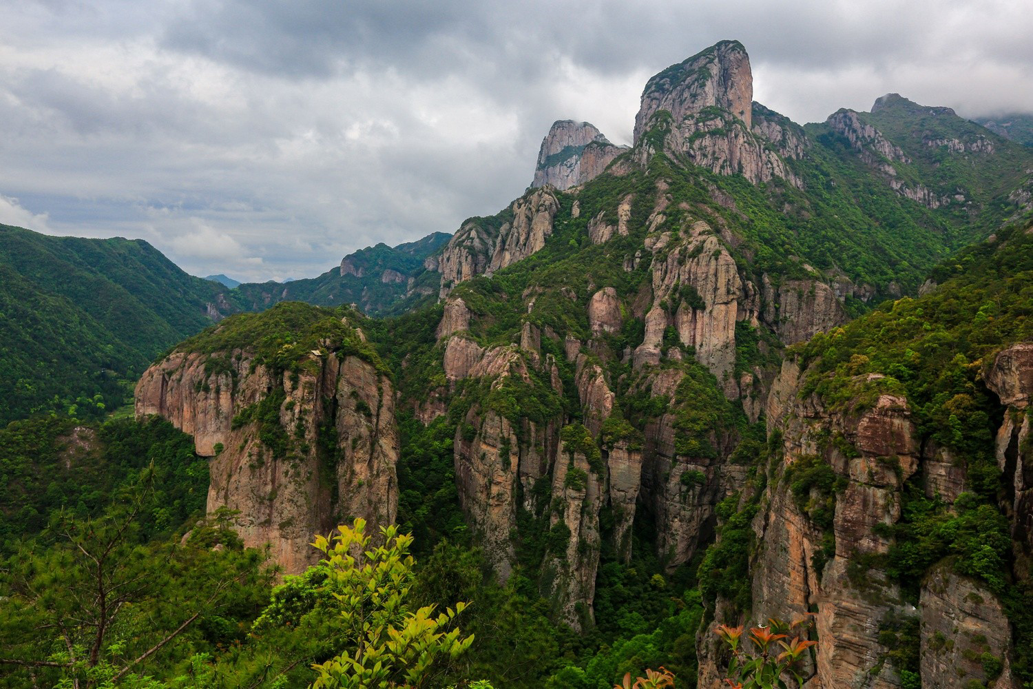 雁荡山全景图片高清图片