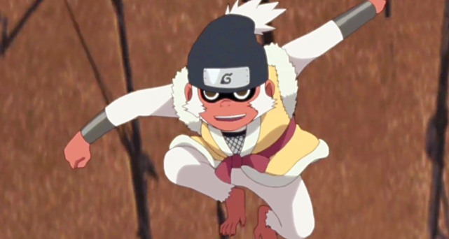 博人传:木叶丸召唤出"新猿魔",除了妙木山蛤蟆,他还有另一只