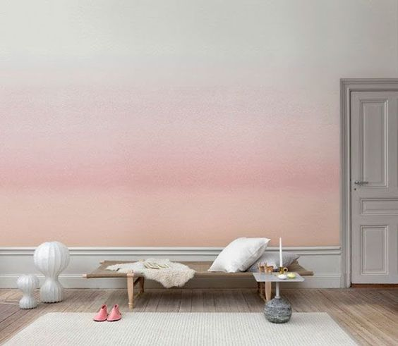 渐变色墙面,你要不要试一下?