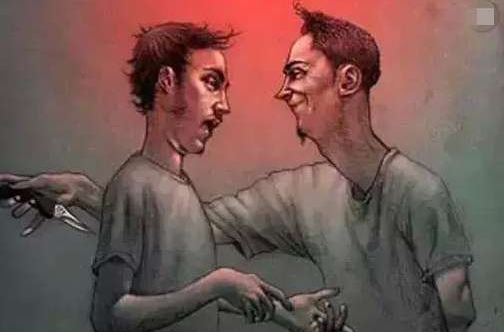 人性图,那个对你最好的人,会笑嘻嘻的往你的背后深深的捅上一刀