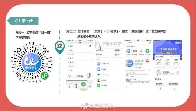 武漢健康碼上線:通過微信小程序即可方便領取