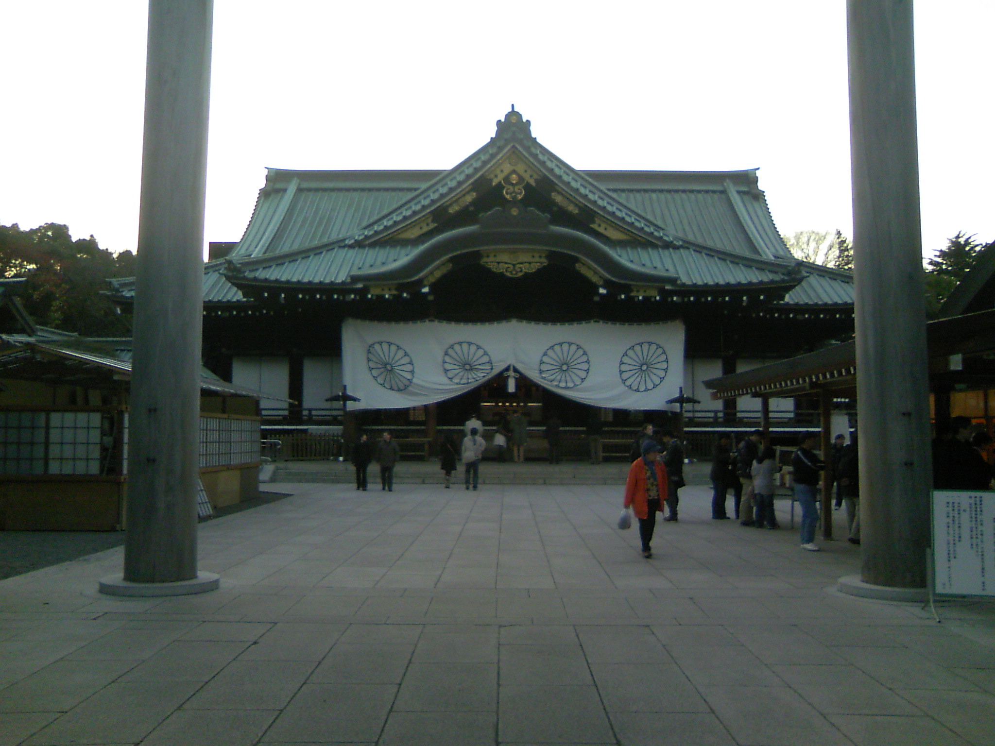 日本靖国神社俯瞰图图片