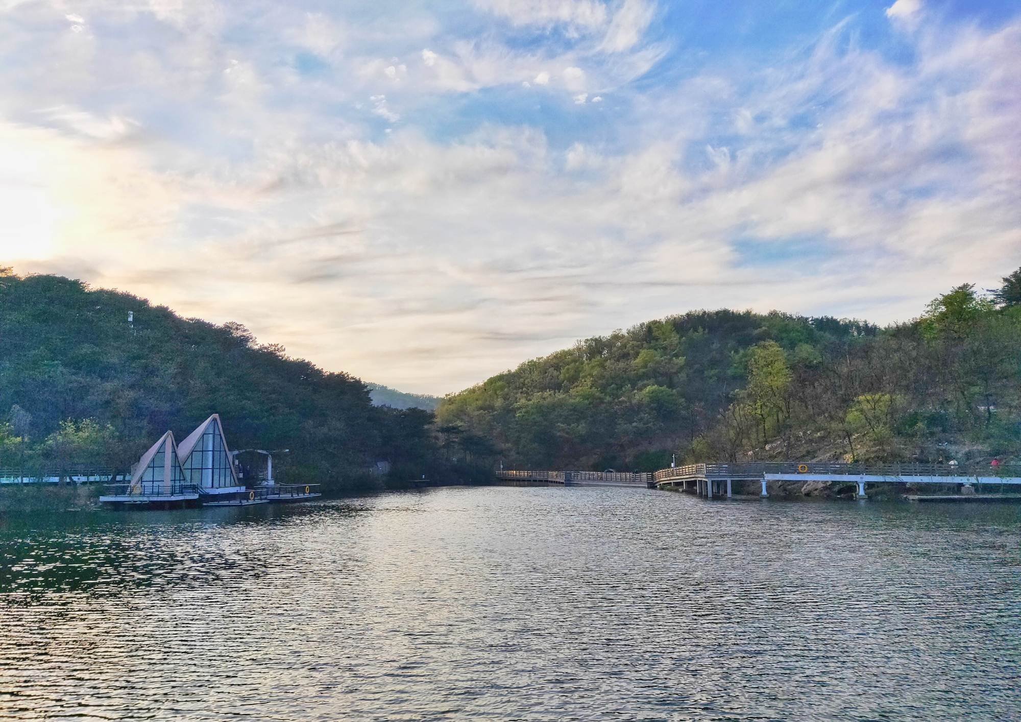 最美大连之白云雁水健身公园