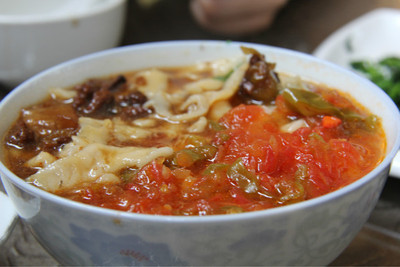 山西特色面食擦圪蚪:看的我已经流口水了