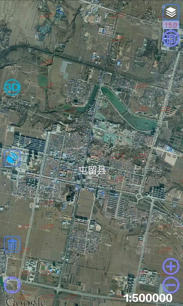 北斗卫星村庄高清地图=能看到人和房子的卫星地图