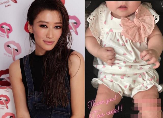 谢婷婷返港后首晒娃,陪女儿玩耍尽显母爱,女儿小手肉嘟嘟好灵活