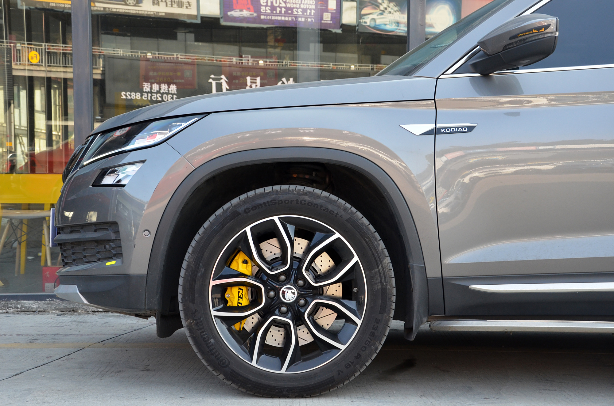 斯柯达科迪亚克改装tei racing p60s刹车套件