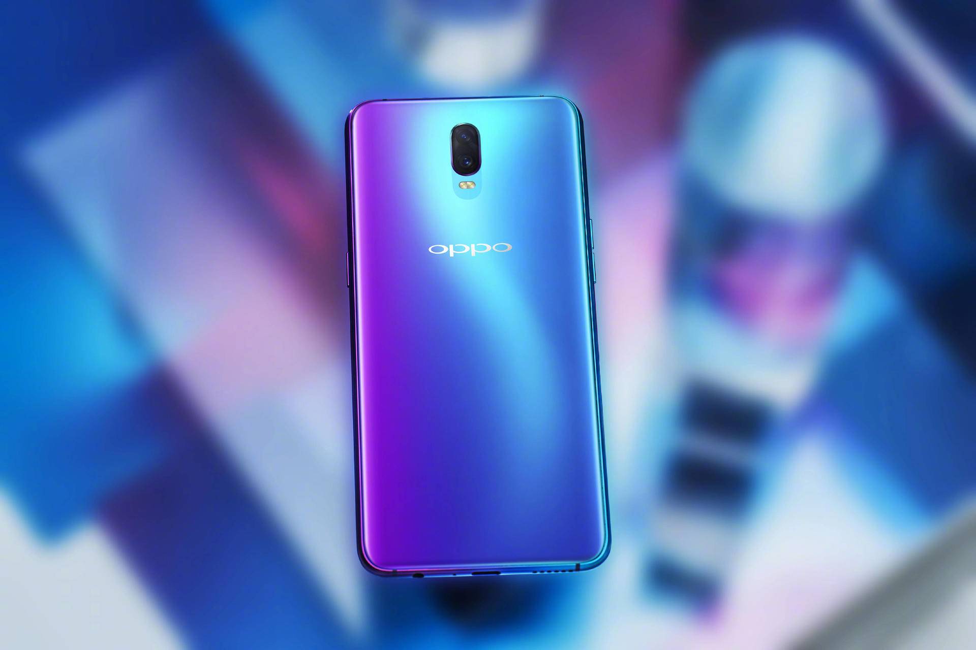 走在手机时尚前端的oppo 引领渐变设计潮流