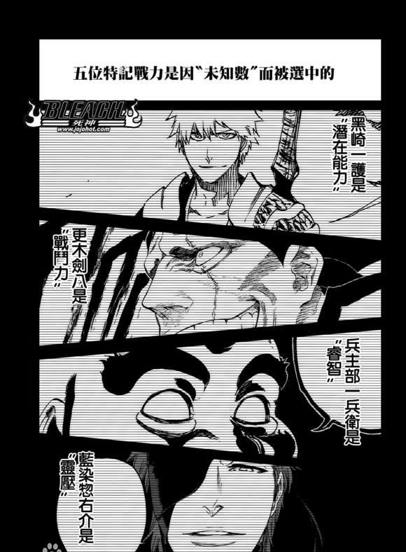 死神五大特记战力排行