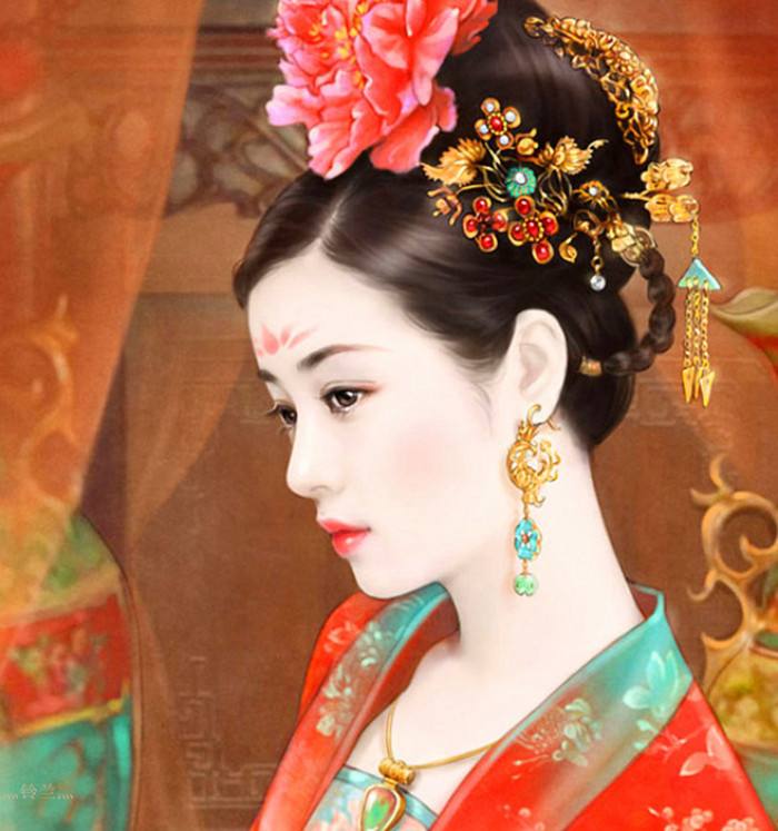 春秋时期清素美人—毛嫱