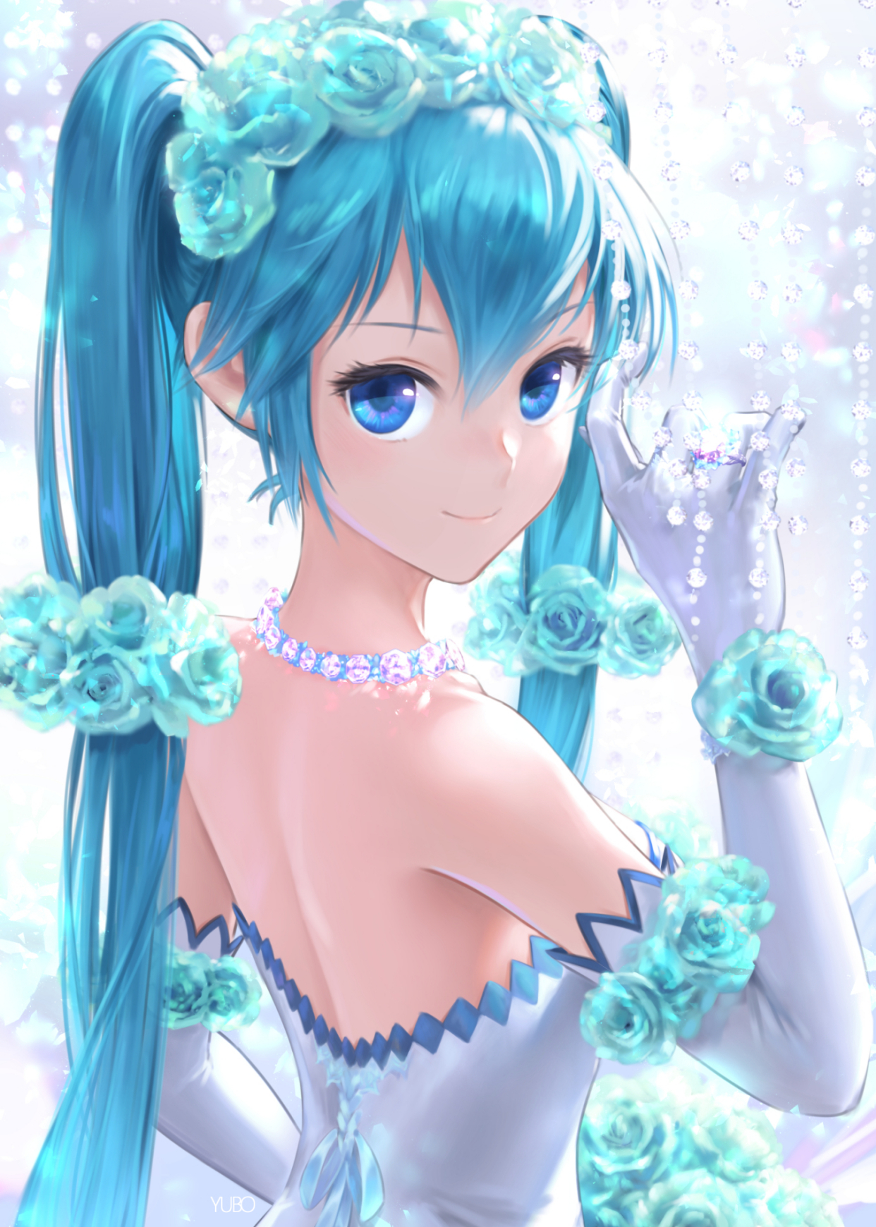 动漫壁纸:《初音未来》来自公主殿下的祝福~续