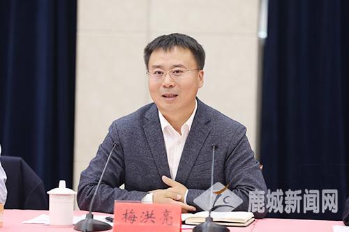 姜景峰接待中铁梅洪亮一行:拓宽合作领域 推动长远发展