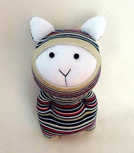 手工diy:当当当,第3波袜子娃娃来了,有制作过程,看一遍就会