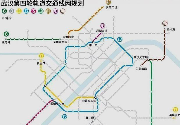 武汉轨道交通19号线已动工,预计投资171.9亿,沿途设立6座车站