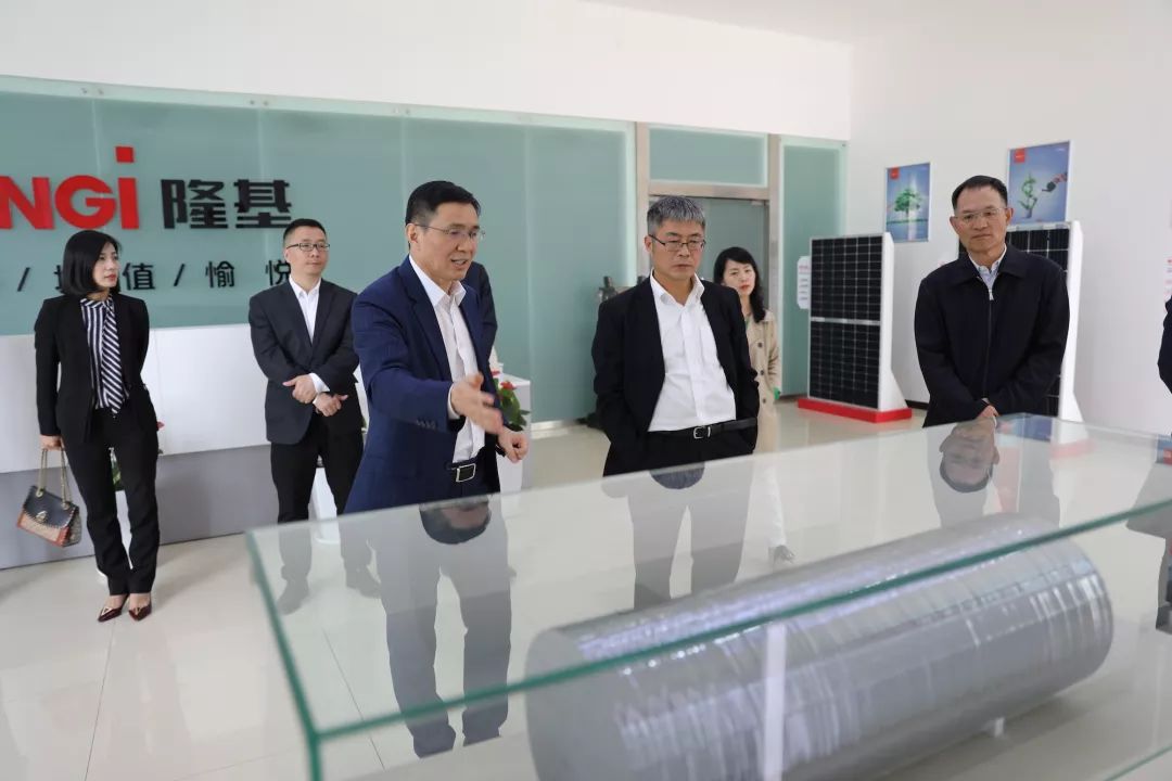 中央统战部四局副局长胡林辉一行调研隆基股份