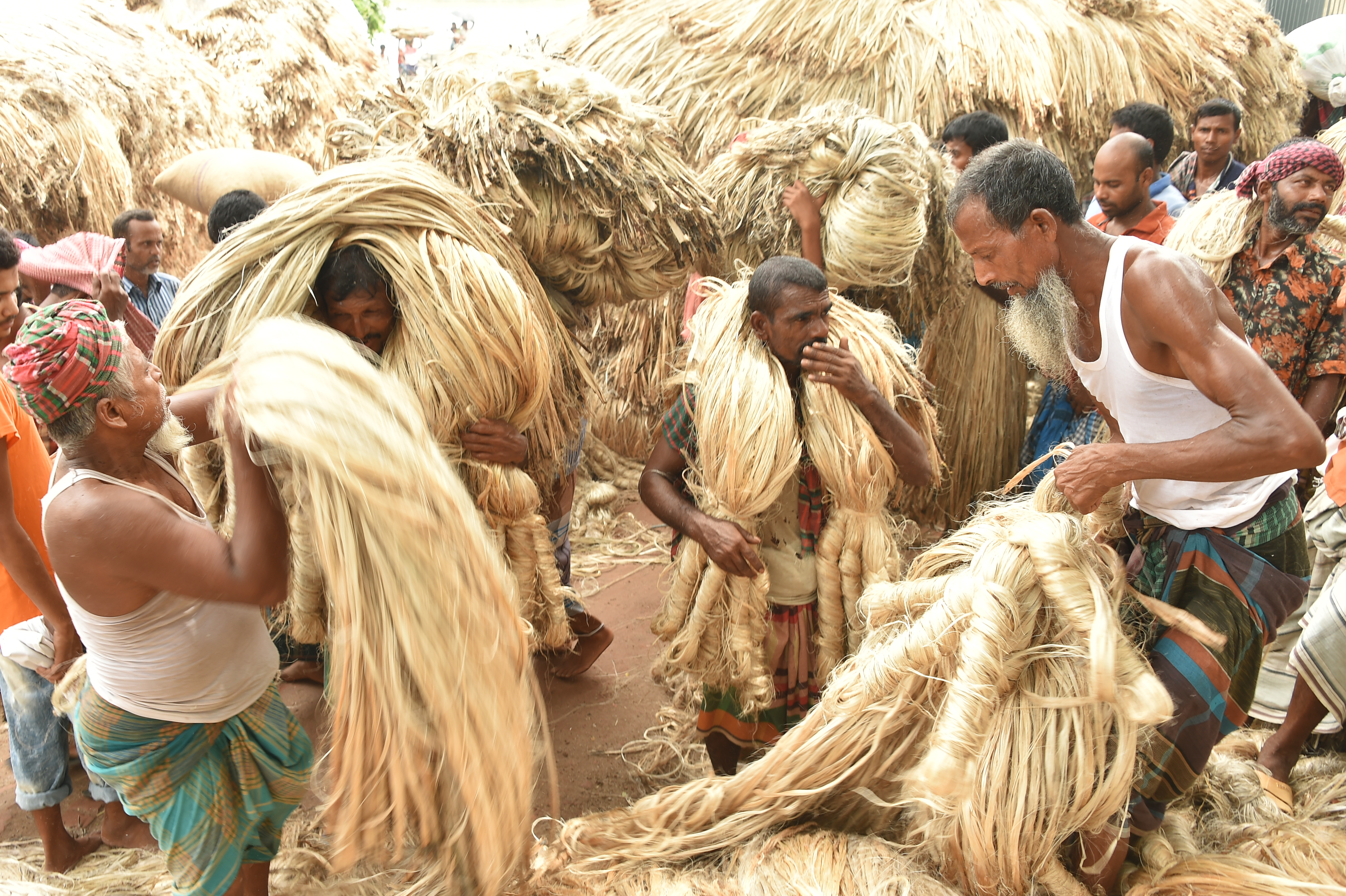 探访孟加拉国黄麻批发市场
