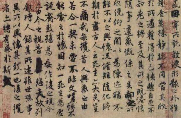 李天一书法欣赏,"江天一色"字迹有力,价值10万!