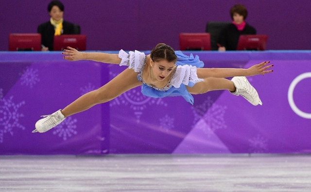 平昌冬奧會女子單人花樣滑冰精彩瞬間