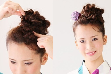 盘点长发花苞头扎法步骤图解 这些你都学会了吗