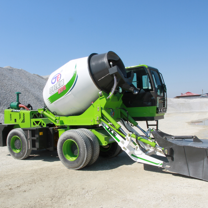 中科聚峰自上料搅拌车丨自动上料搅拌车丨混凝土搅拌车