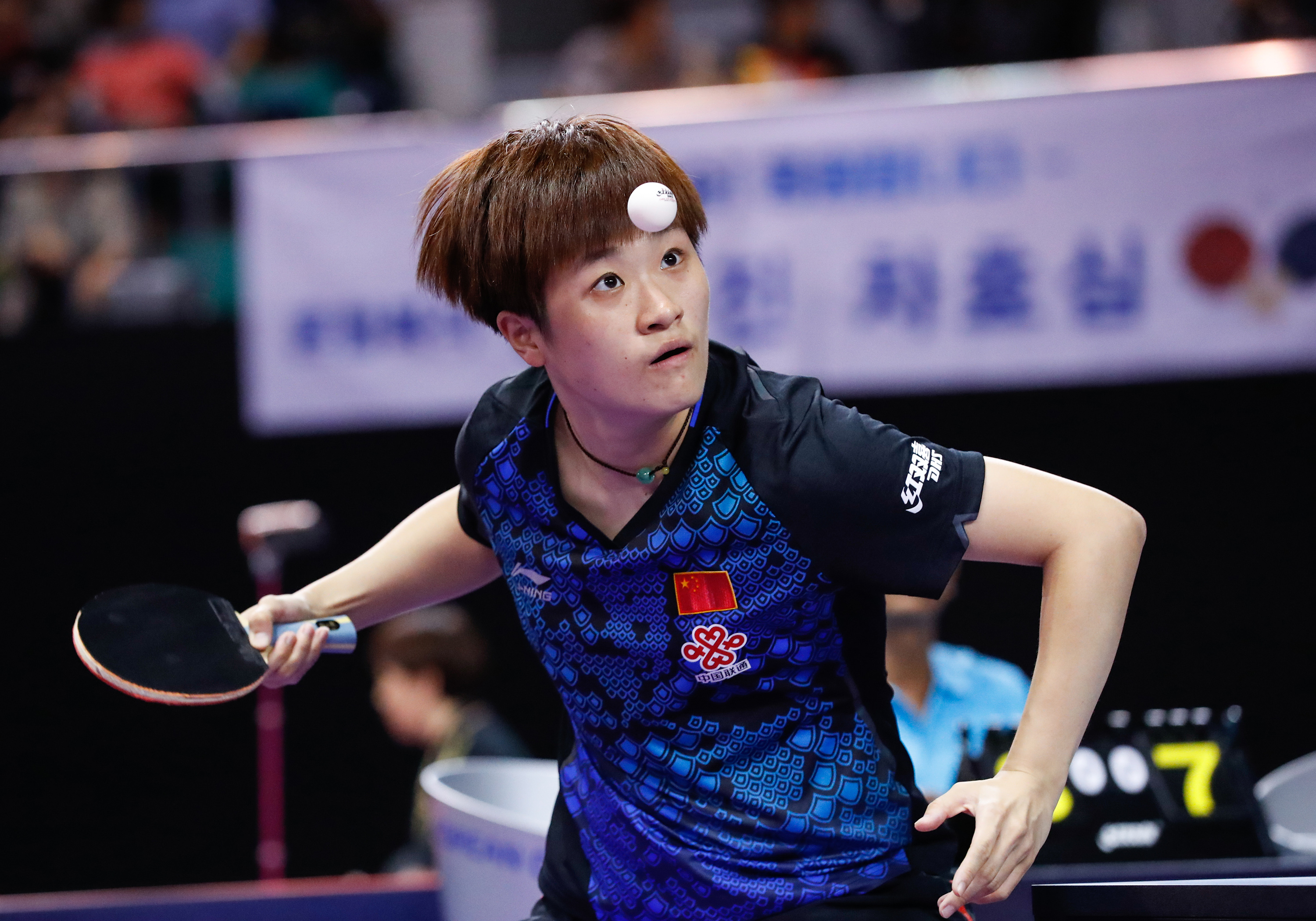 乒乓球——韩国公开赛:陈梦晋级16强