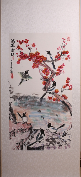 浙江当代书画名家周国强国画最新作品欣赏