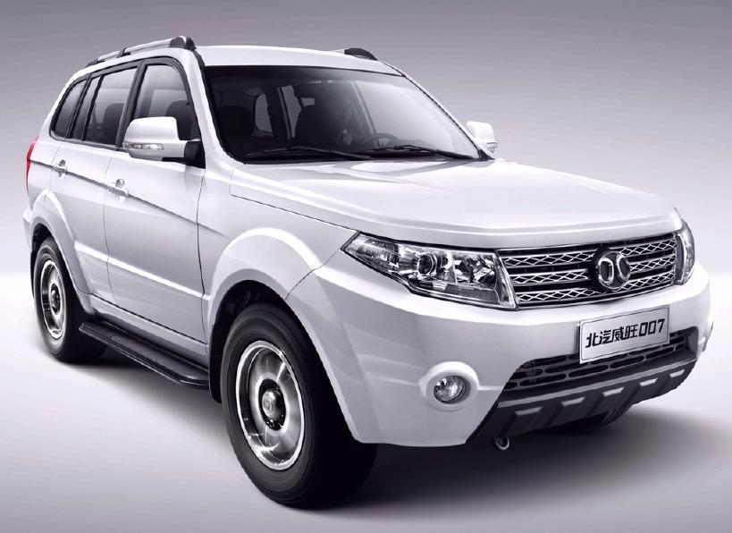 北汽威旺007,全身设计比例很协调,气场非常足!