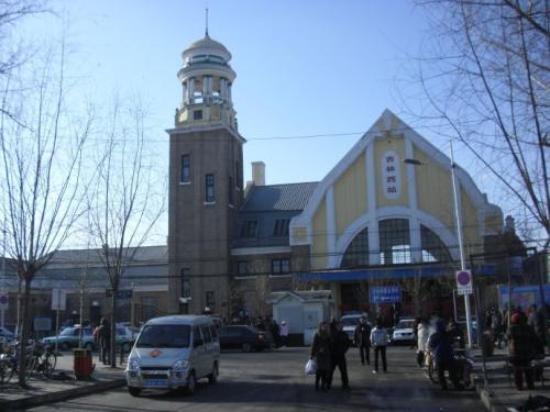 吉林西站,东北第一条中国人自建铁路的火车站