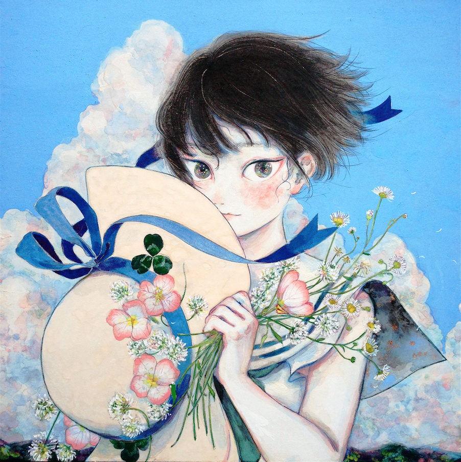 日本女插画师巻田はるか 画风超美的可爱少女,你一定还没有见过