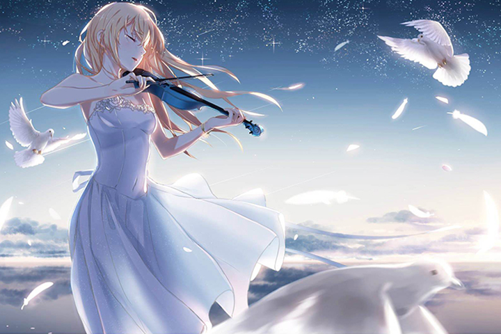 动漫中会拉小提琴的妹子,御坂美琴的小提琴独奏你听过吗?