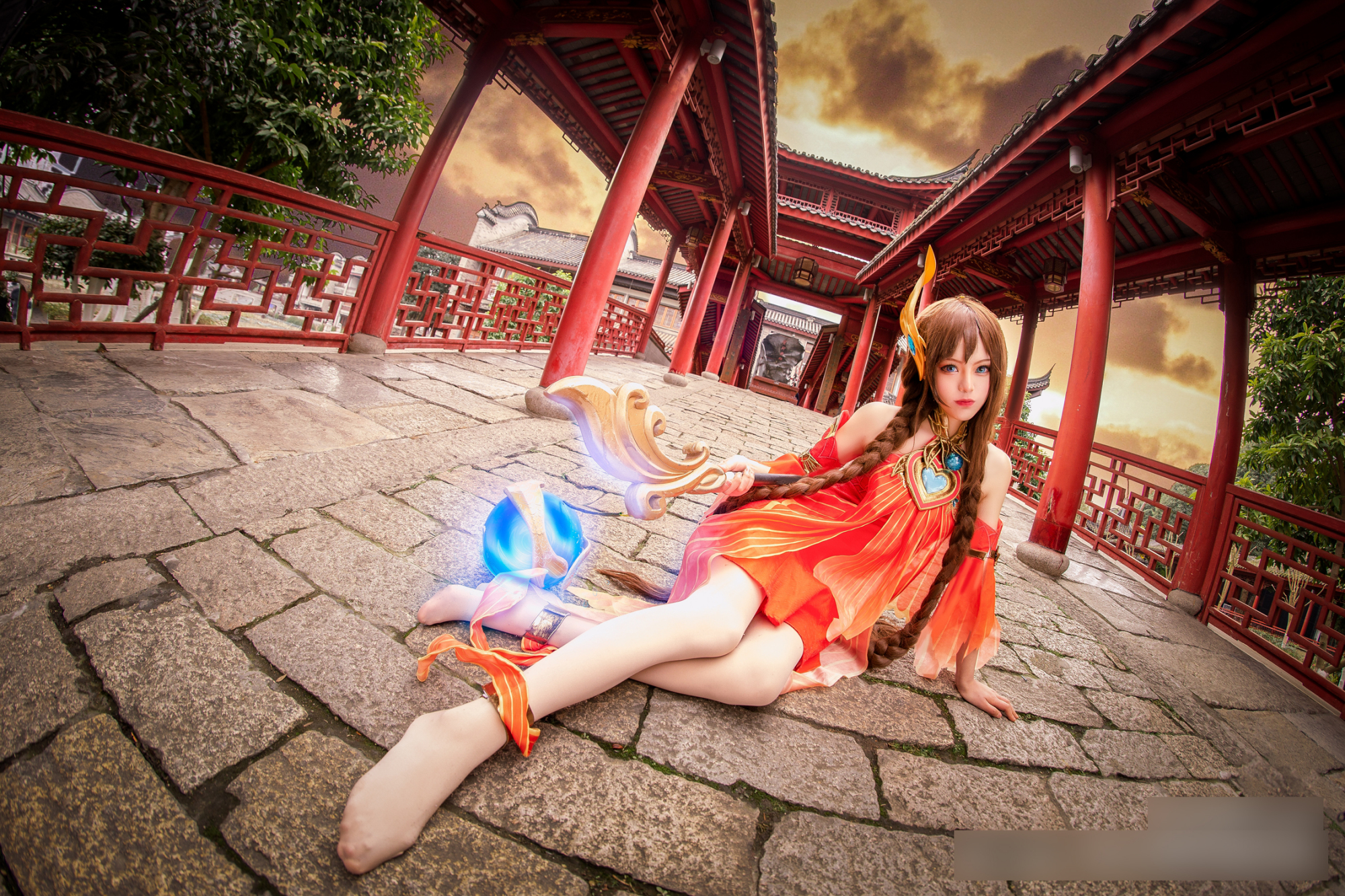 三组不错的国产游戏《王者荣耀》角色"大乔"cosplay作品欣赏!