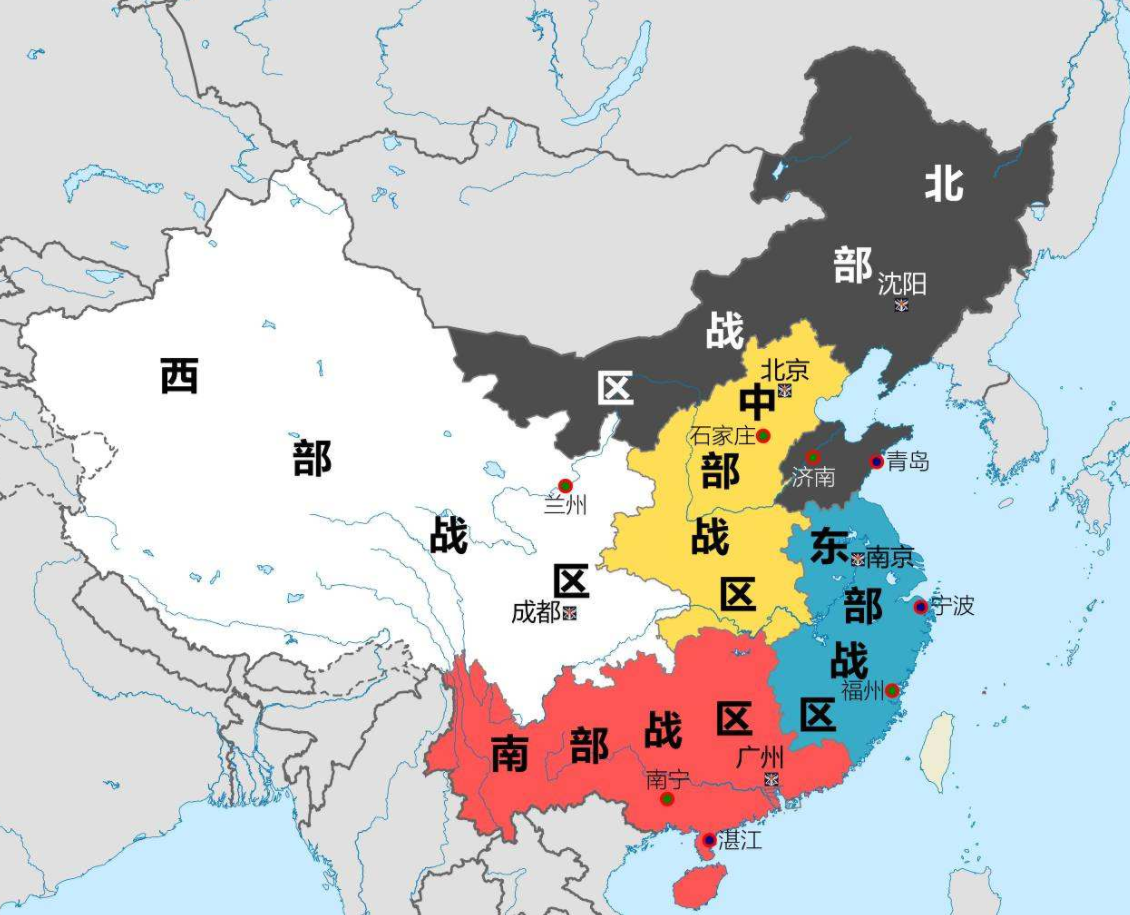 中国设有5大战区,美国则将全世界分成6大战区,不愧是世界警察