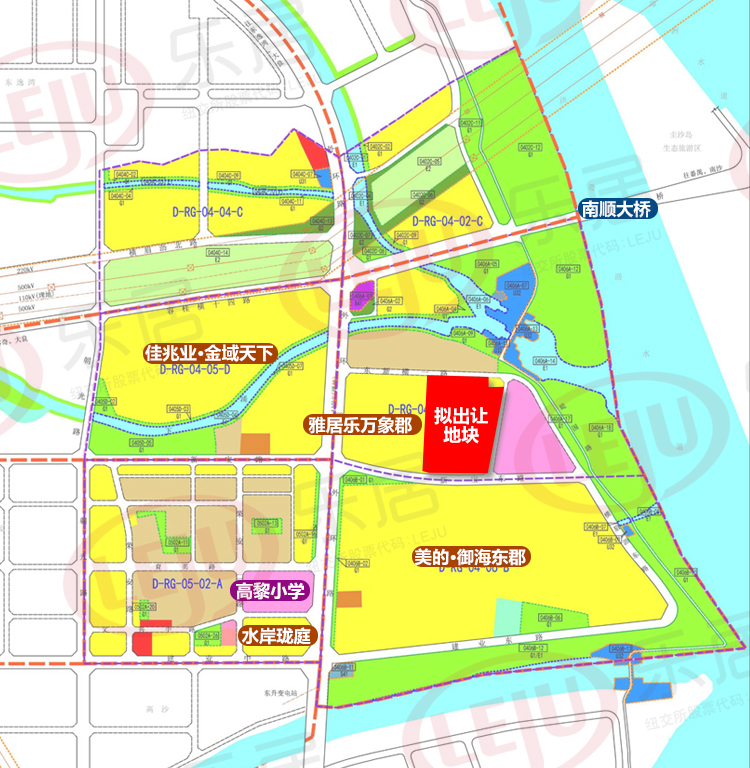 容桂拟推6.5万㎡望江靓地 毗邻雅居乐万象郡