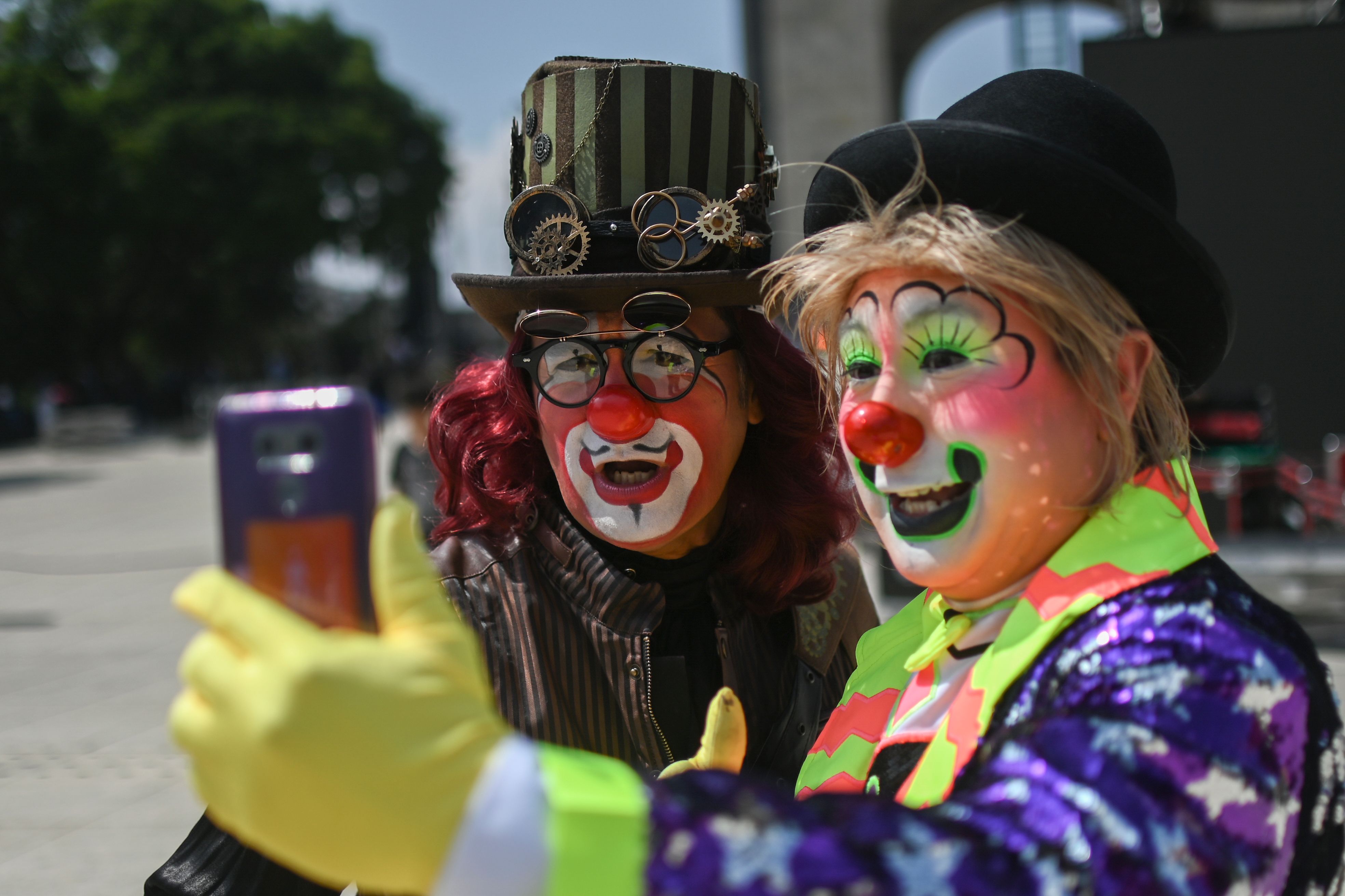 墨西哥城庆祝小丑大会(2)