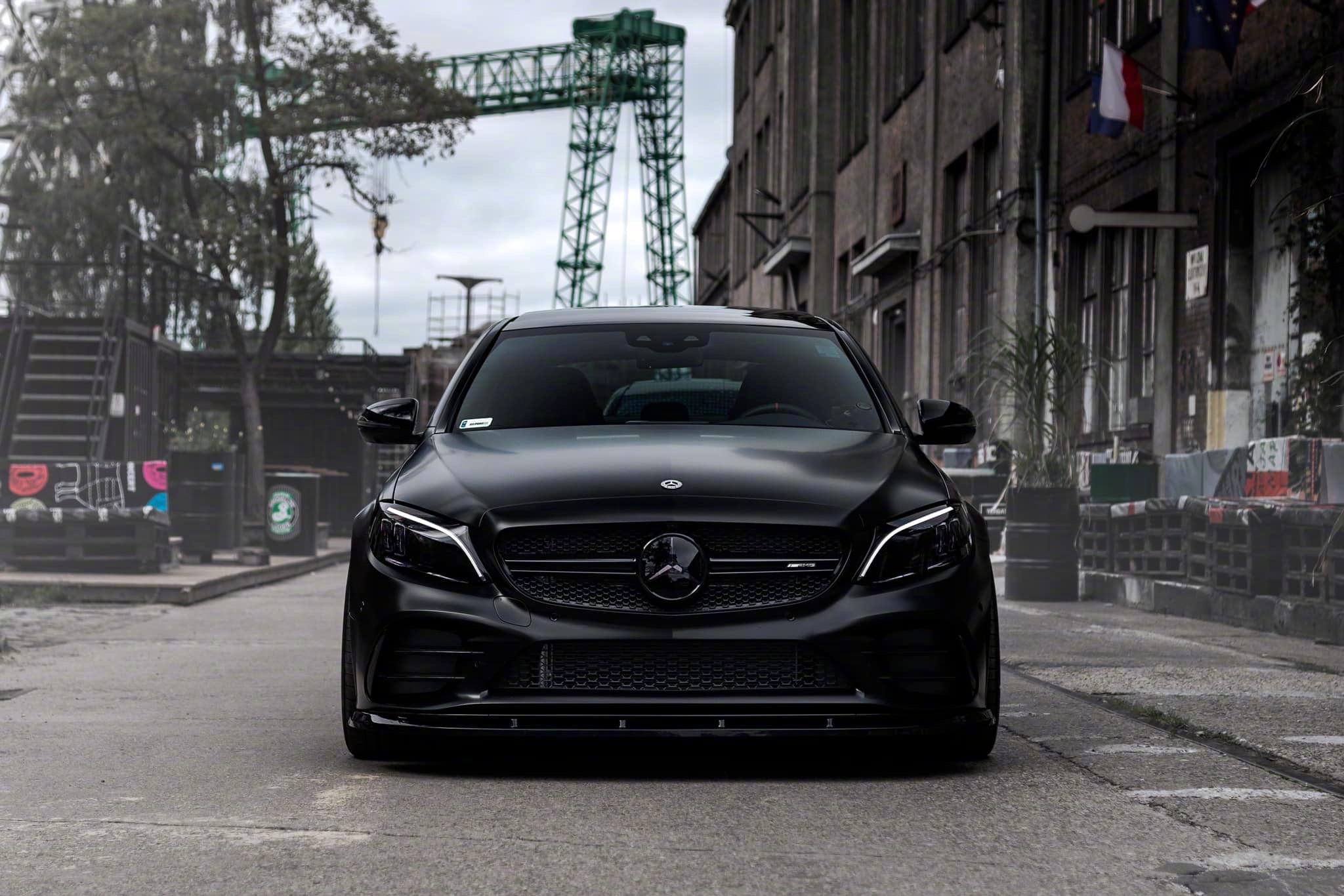 黑化奔驰amg c43 coupe