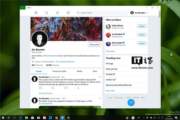 twitter pwa win10版更新:修复大量bug