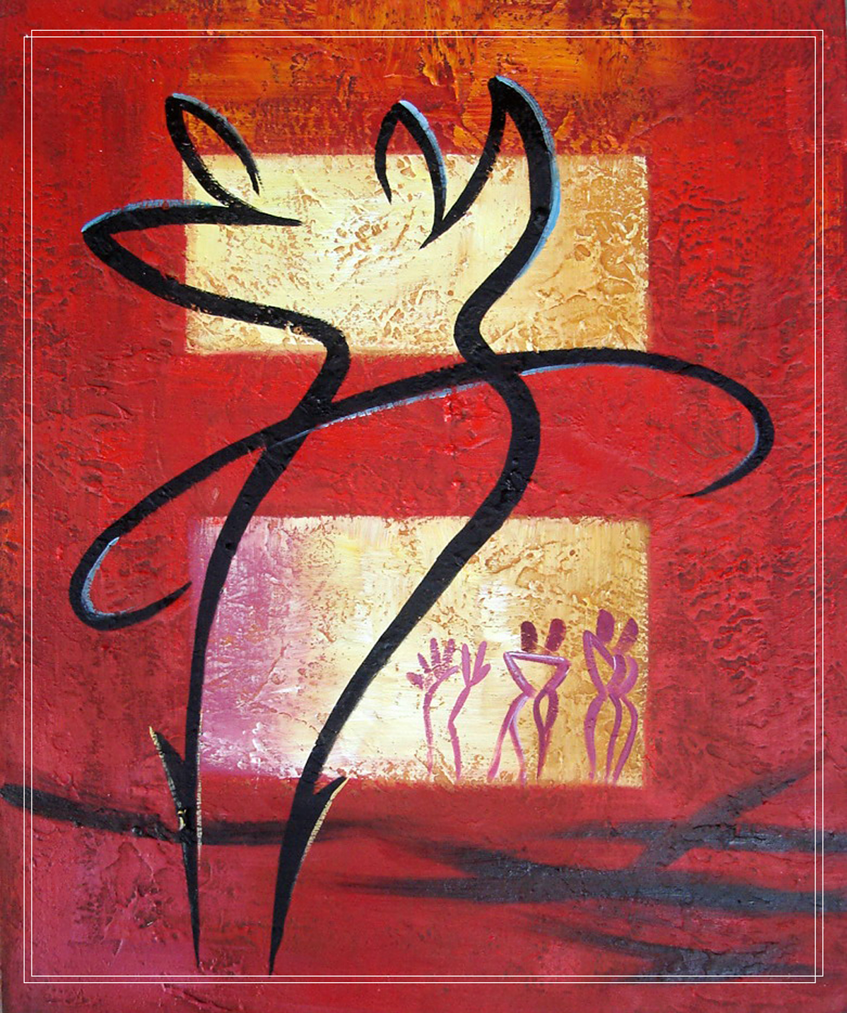 杂而不乱:暖色系抽象风高清名画图集鉴赏