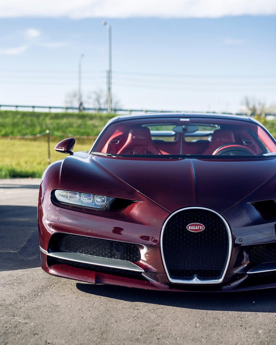 全新布加迪chiron稀有的配色