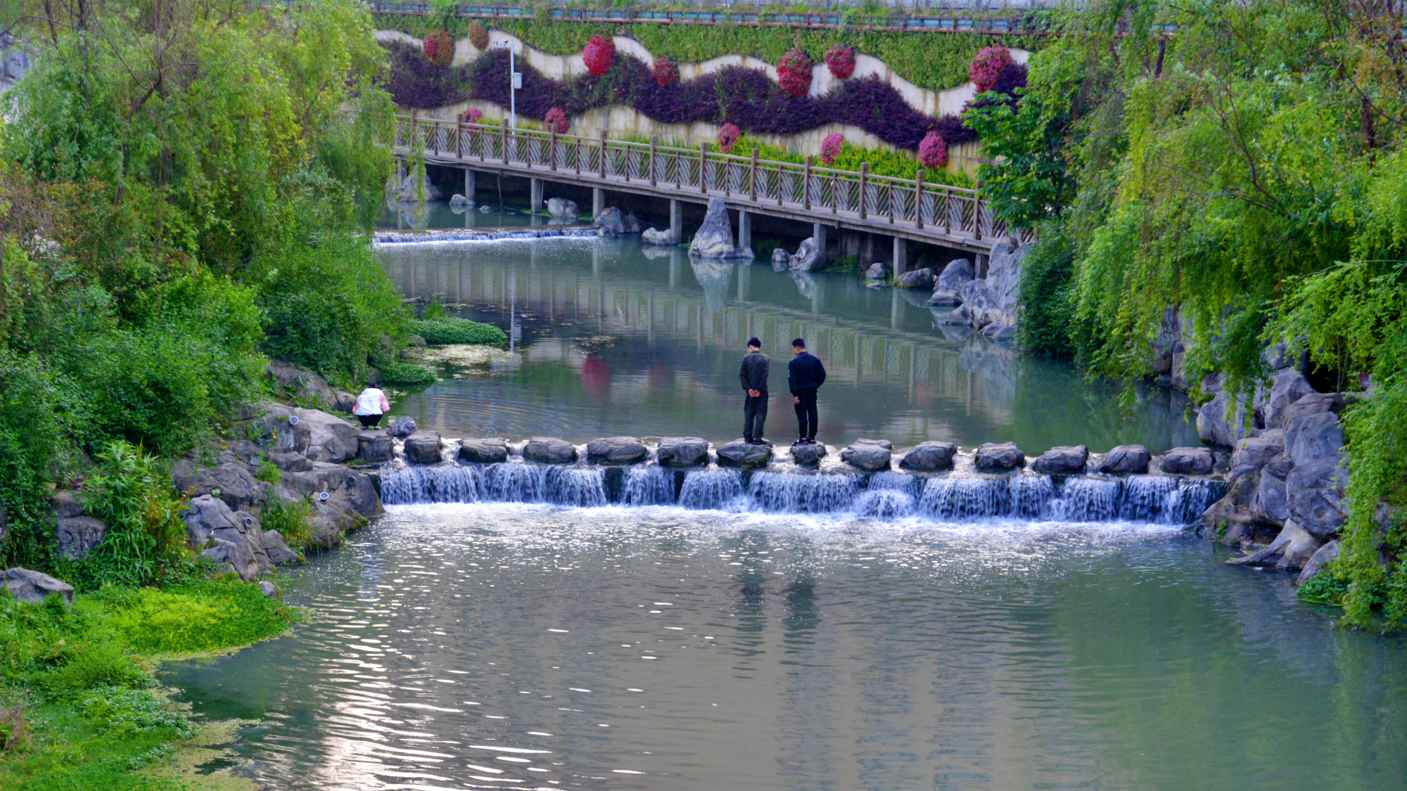 松溪河,新添寨最美的休闲运动湿地公园