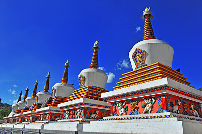 青海省西宁塔尔寺的具有特色的建筑,每一处都彰显出打造者的用心