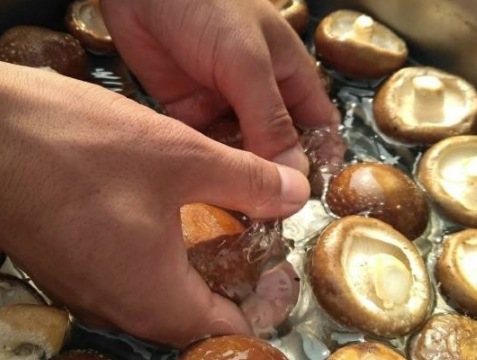 洗香菇时,只加清水就错了!记住一个小妙招,脏东西自动跑出来