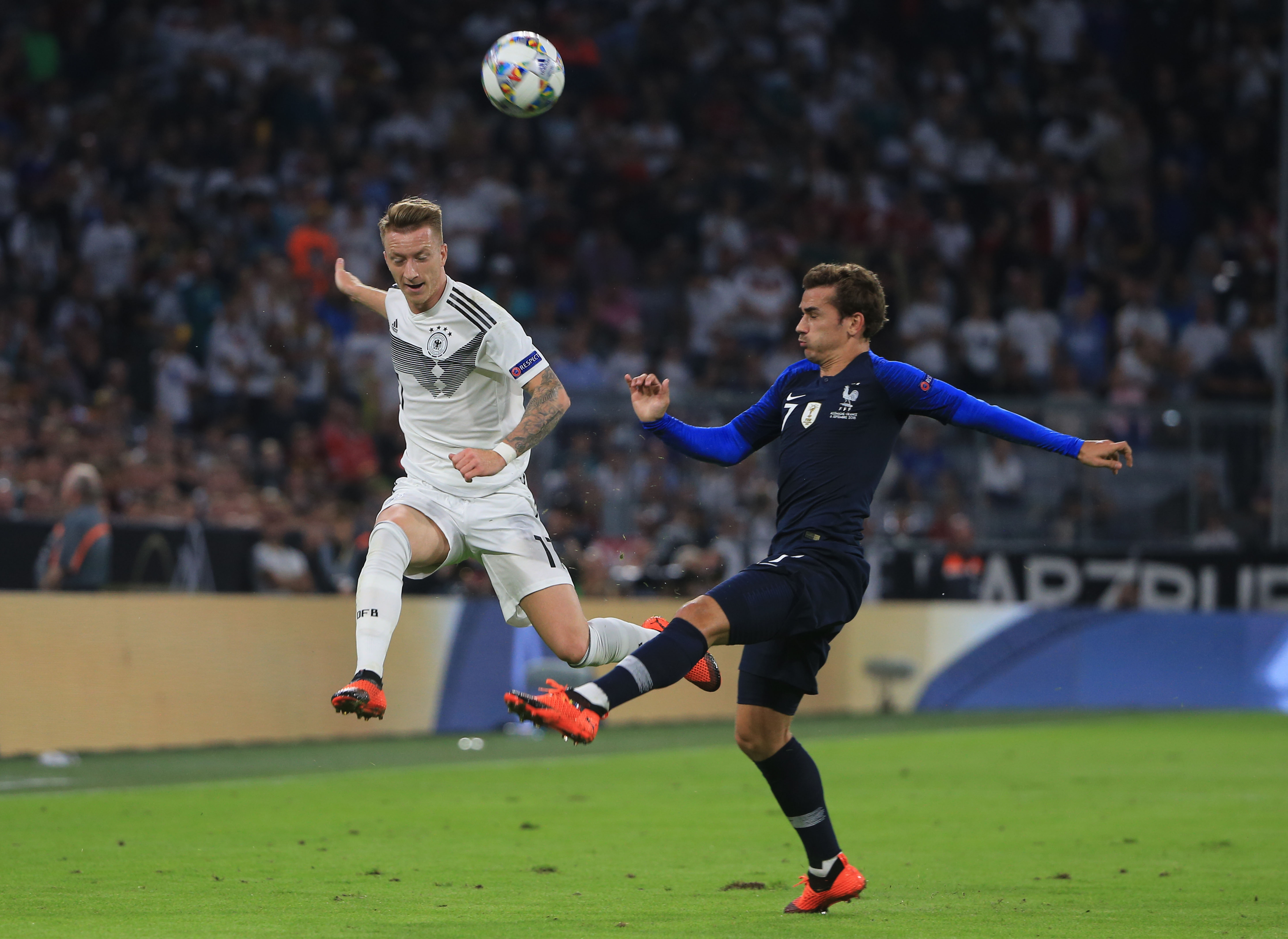 足球——欧洲国家联赛:德国队平法国队(3)
