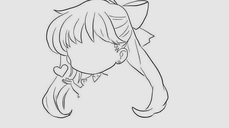 动漫人物简笔画 少女:美少女战士金星动漫简笔画,动漫,动漫资讯,好看