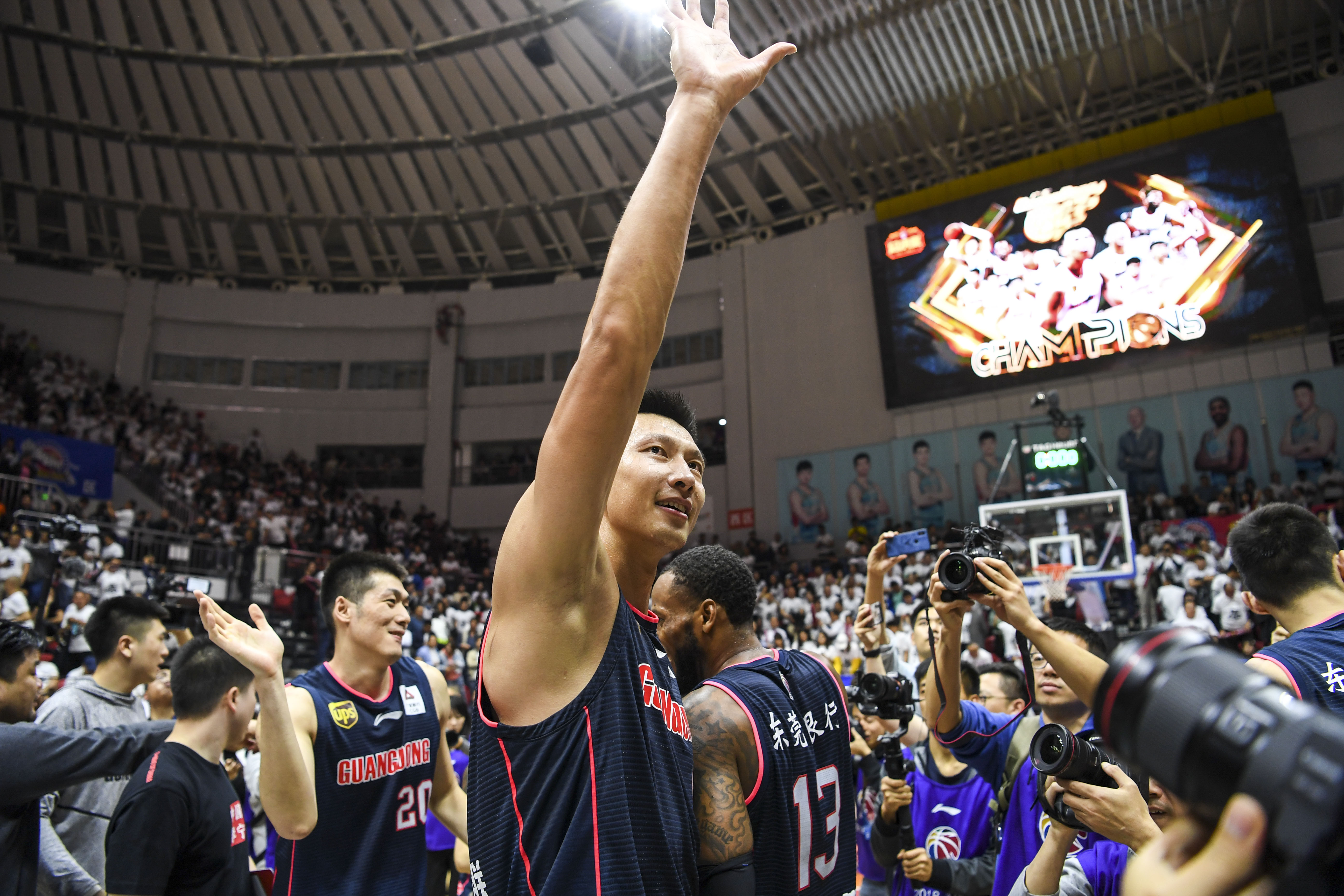 篮球——cba总决赛:广东东莞银行夺冠(1)