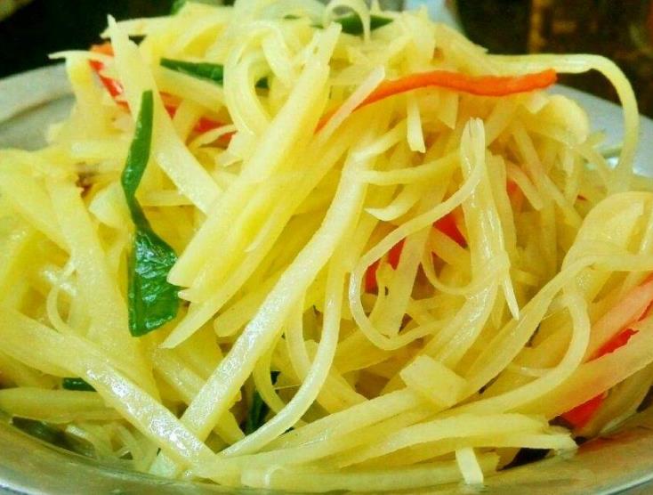 酸辣土豆丝的正宗做法,香辣酸爽又开胃,快来试试吧