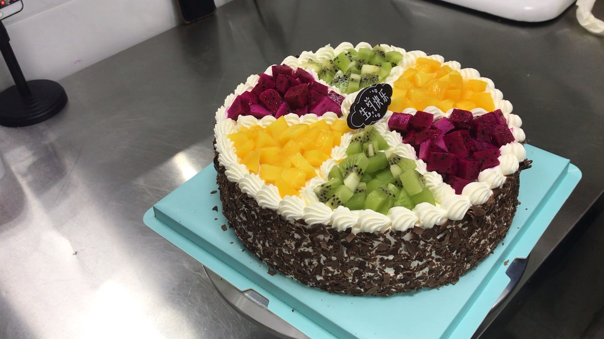 水果拼蛋糕,操作简单,又好看